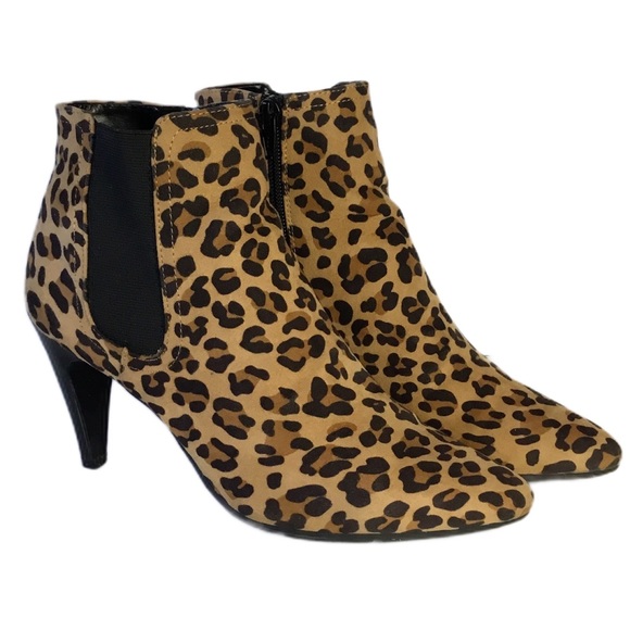 STYLE & CO. Leopard Booties - Picture 1 of 4